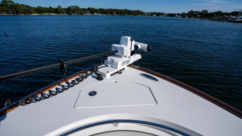 Slide: The Image of Bow Deck with Trolling Motor - 11
