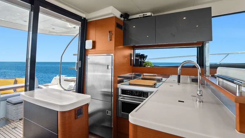 Slide: The Image of Modern Galley with Ocean View - 31