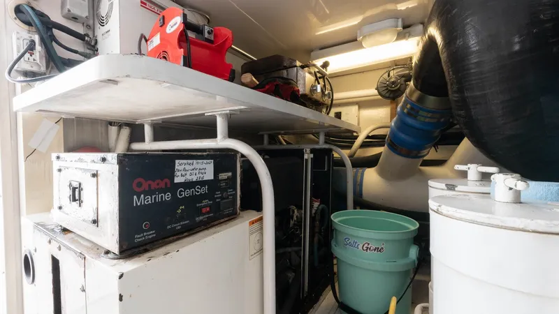 Slide: The Image of Engine Room with Onan Generator - 39