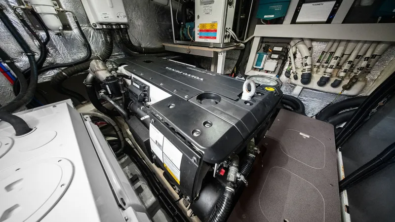 Slide: The Image of Engine Room with Modern Equipment - 78