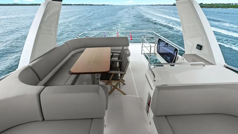 Slide: The Image of Flybridge Lounge and Helm Station - 20