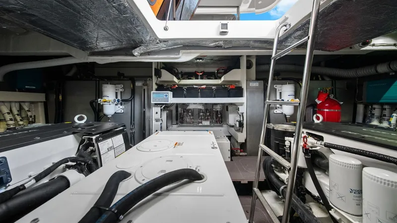 Slide: The Image of Engine Room with Modern Equipment - 73