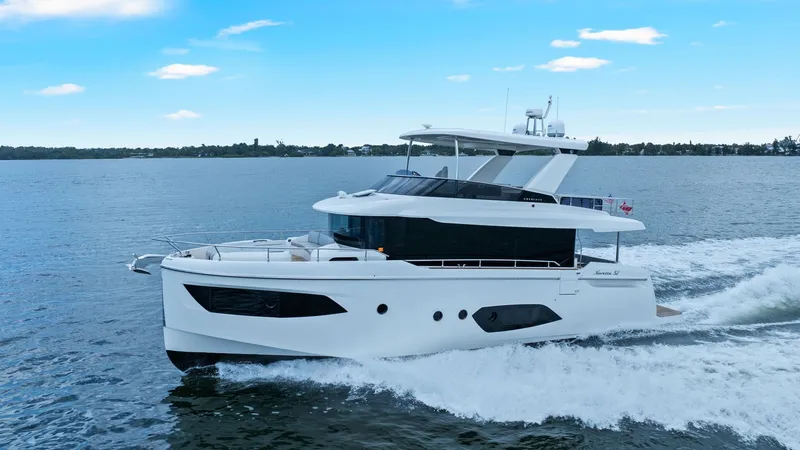 Slide: The Image of Side Profile of Absolute 52 Navetta - 99