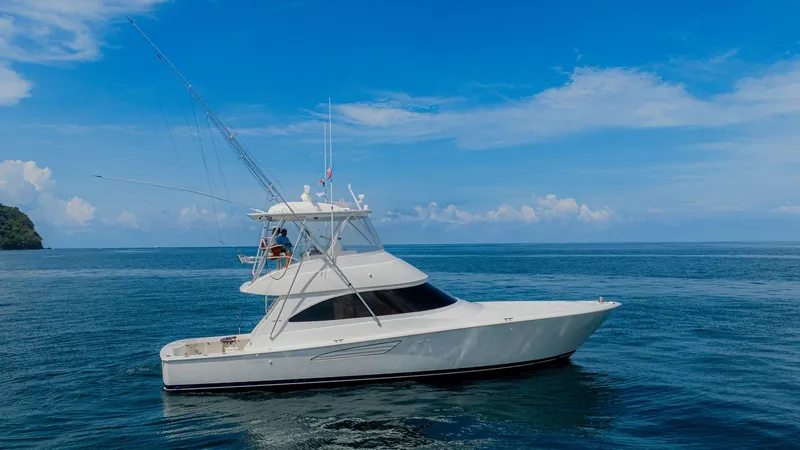 The Image of Starboard Profile of Viking 48 Convertible - 1