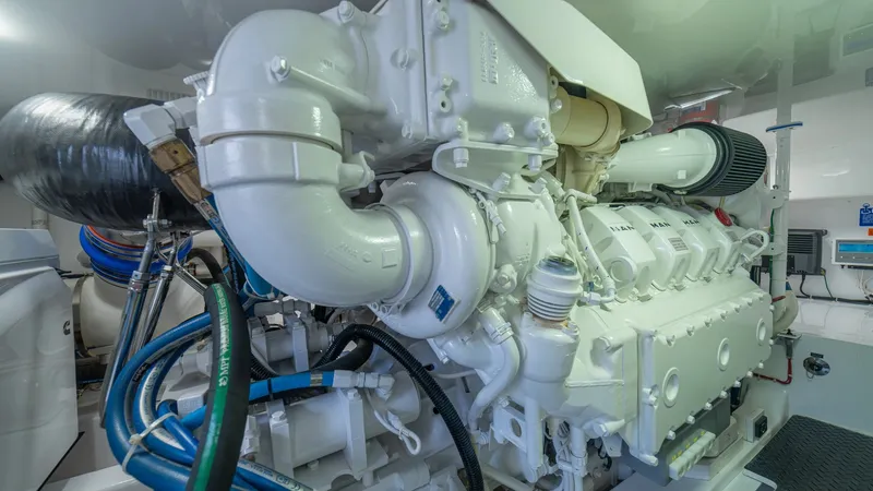 Slide: The Image of Engine Room with Main Engine - 106