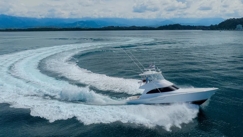 Slide: The Image of Dynamic Aerial View of Yacht - 77
