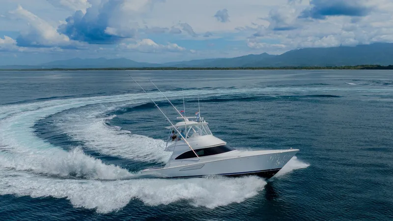 Slide: The Image of Viking 48 Convertible Cruising View - 78