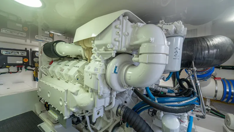 Slide: The Image of Engine Room with Advanced Machinery - 107