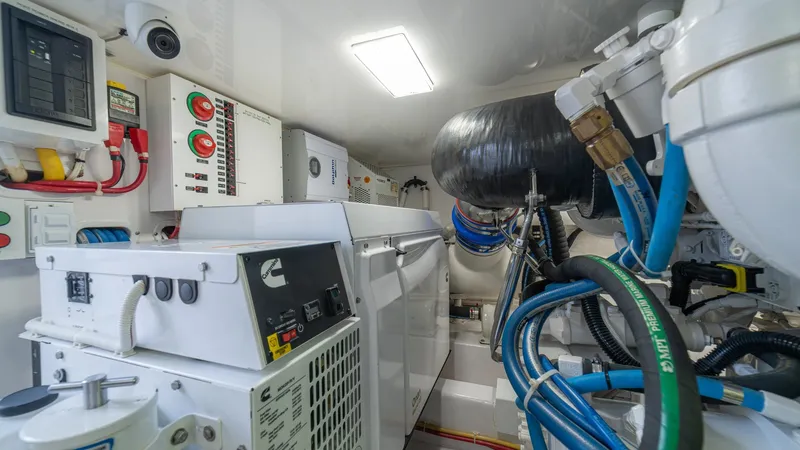 Slide: The Image of Engine Room with Advanced Systems - 105
