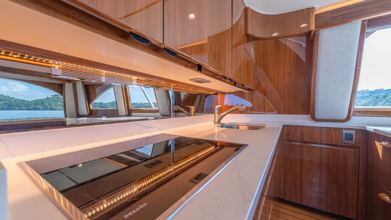 Slide: The Image of Galley with Elegant Wood Finish - 45