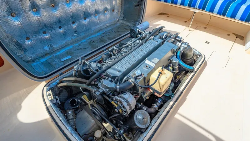 Slide: The Image of 1998 36 Hinckley Picnic Boat Engine - 33