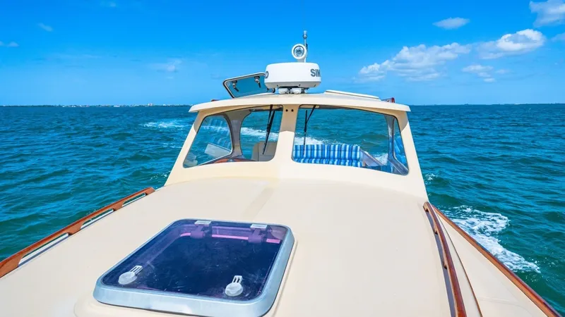 Slide: The Image of 1998 36 Hinckley Picnic Boat Bow - 30