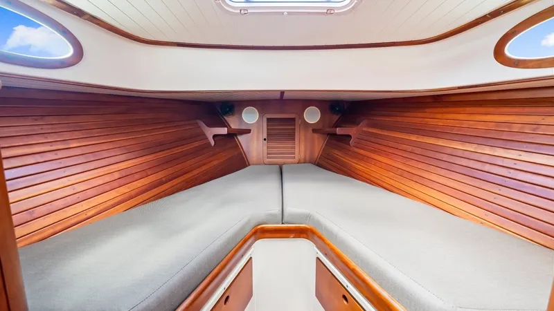 Slide: The Image of 1998 36 Hinckley Picnic Boat Stateroom - 9