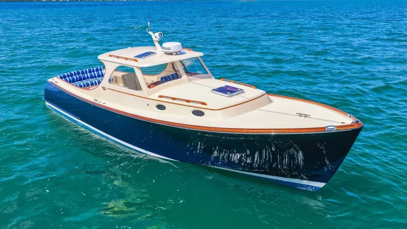 Slide: The Image of 1998 36 Hinckley Picnic Boat Starboard - 49