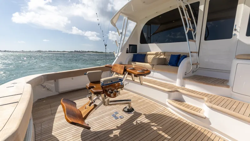 Slide: The Image of Spacious Aft Deck with Seating - 6