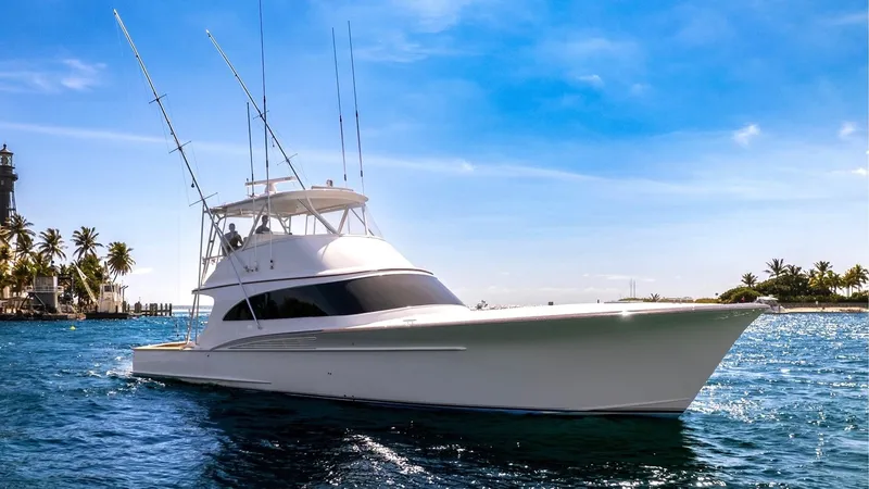 The Image of Side View of Sportfish Yacht - 1