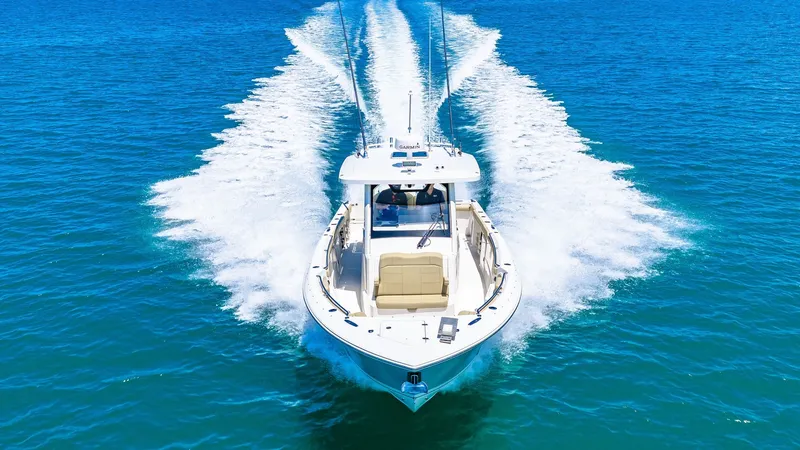 Slide: The Image of Aerial View of Bow Underway - 44