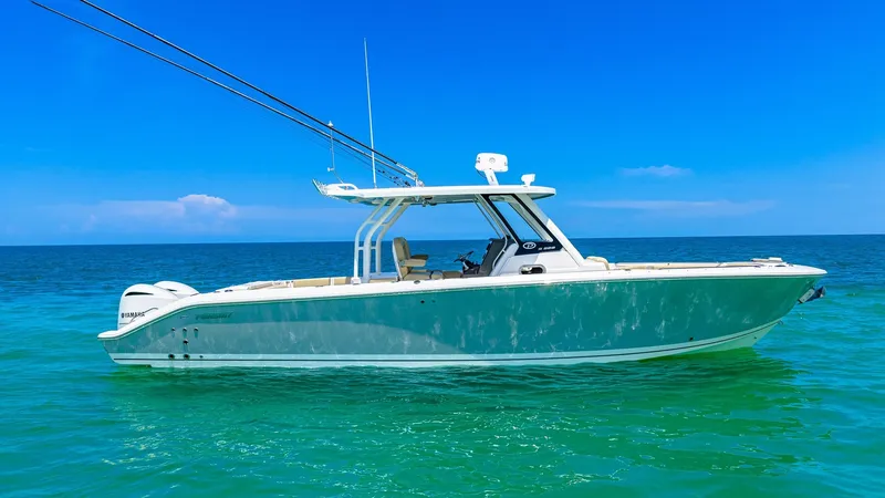 The Image of Starboard Profile of Pursuit 328 - 1