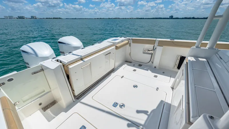 Slide: The Image of Spacious Aft Deck with Storage - 21
