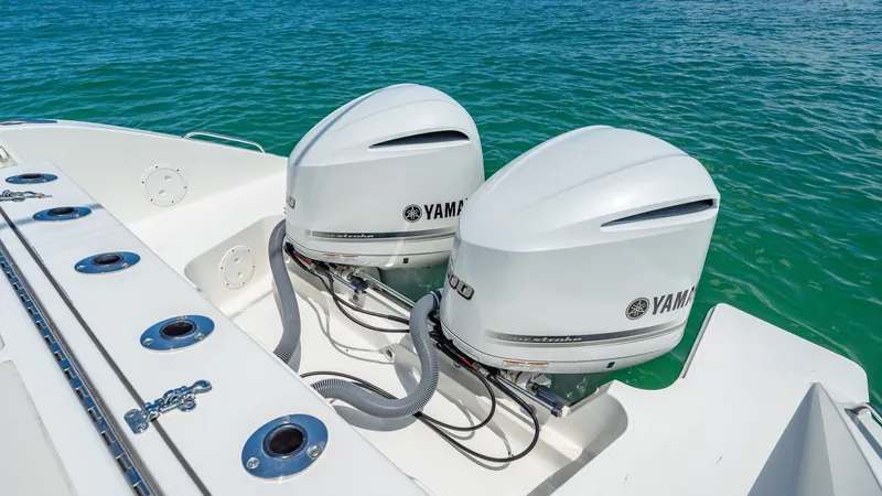 Slide: The Image of Twin Yamaha Outboard Engines - 22