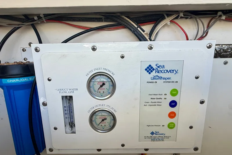 Slide: The Image of Sea Recovery Ultra Whisper water filtration system on 2006 Tiara Yachts 3600 Sovran. - 70