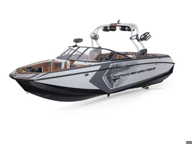The Image of 2016 Nautique G23, a sleek motorboat with a modern design and tower for watersports. - 0