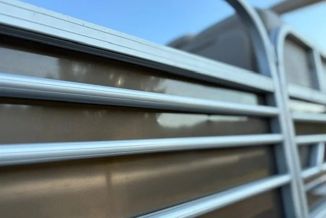 Slide: The Image of Close-up of 2020 Sun Tracker SportFish 22 XP3 boat exterior detailing. - 17
