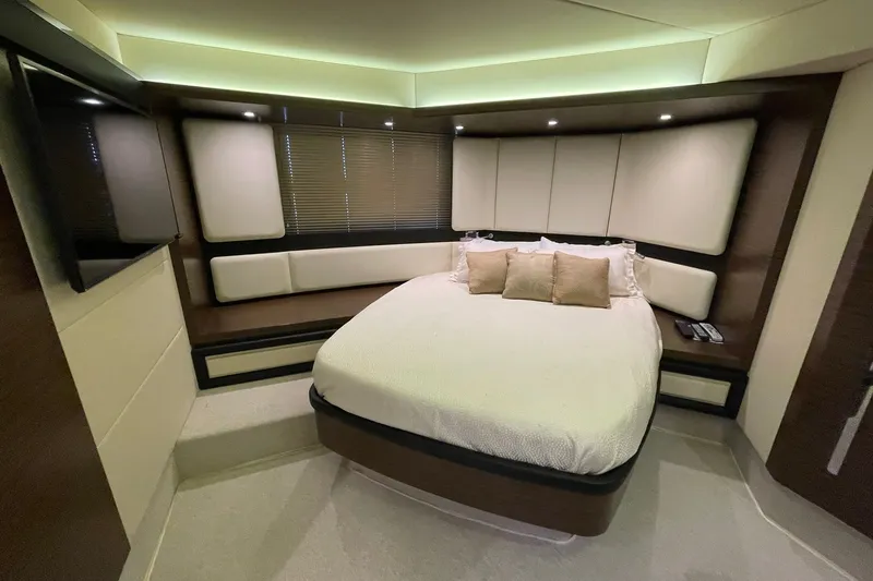 Slide: The Image of MASTER STATEROOM WITH BLINDS DOWN FOR PRIVACY - 36