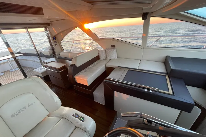 Slide: The Image of HELM DECK COMPANION SEATING AND LOUNGE TO PORT - 14