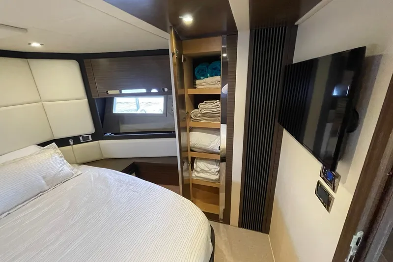 Slide: The Image of VIP/GUEST STATEROOM STORAGE CLOSET WITH SHELVES TO STBD. - 58
