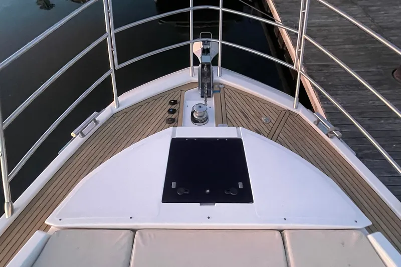 Slide: The Image of BOW DECK FORWARD WITH WINDLASS ANCHOR & CREW QUARTERS ENTRANCE HATCH - 78