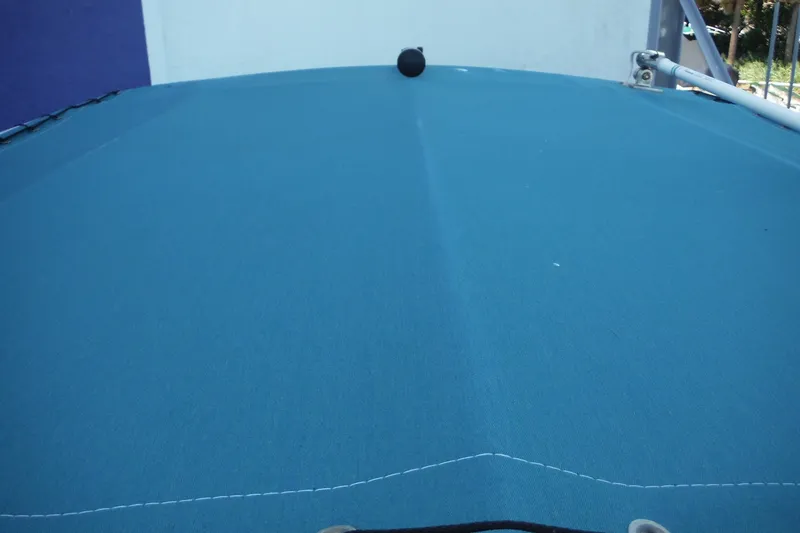 Slide: The Image of Blue boat cover on a 1999 Pro Sports 2200 CC. - 20