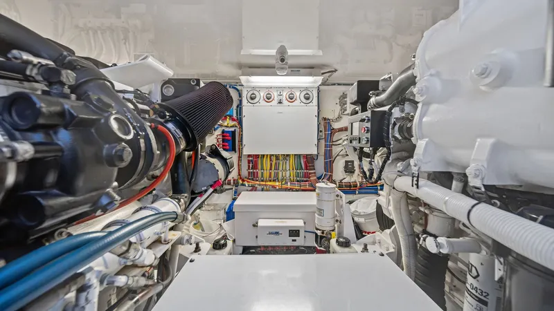 Slide: The Image of Engine Room with Advanced Systems - 47