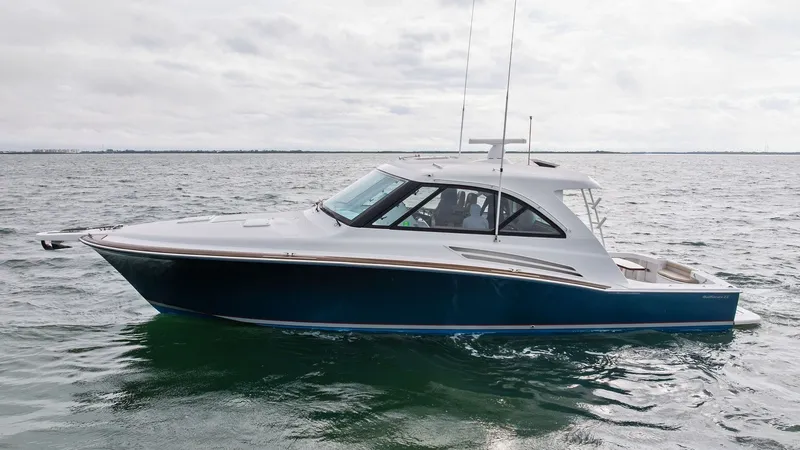 Slide: The Image of Profile View of Hatteras GT45X - 10