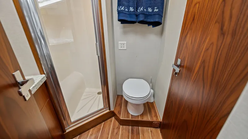 Slide: The Image of Compact Yacht Bathroom with Shower - 22