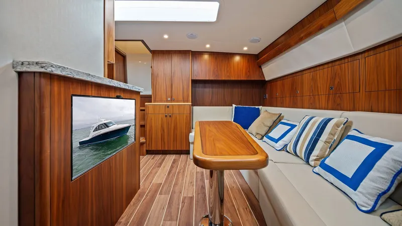 Slide: The Image of Salon with Elegant Wood Finishes - 18