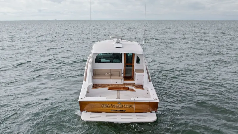 Slide: The Image of Aft Deck with Swim Platform - 13