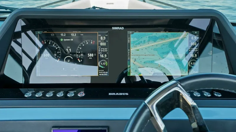 Slide: The Image of 2022 Axopar Brabus Shadow 500 TT - Helm Displays - 9