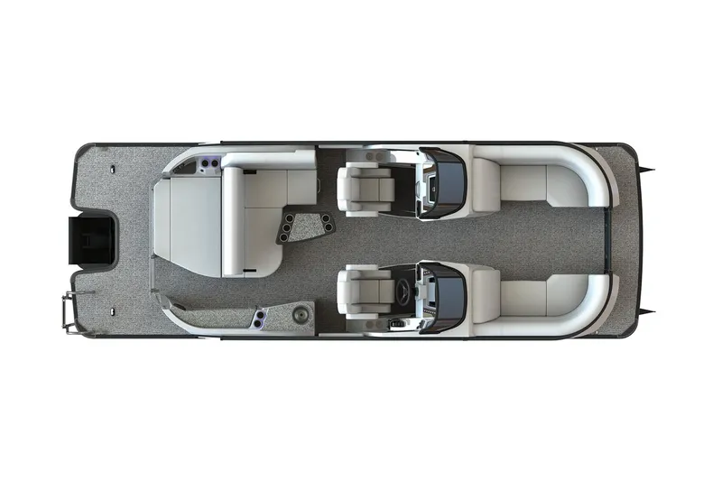 Slide: The Image of Vue de dessus du bateau ponton Sylvan G3 CLZ DC 2025. - 31