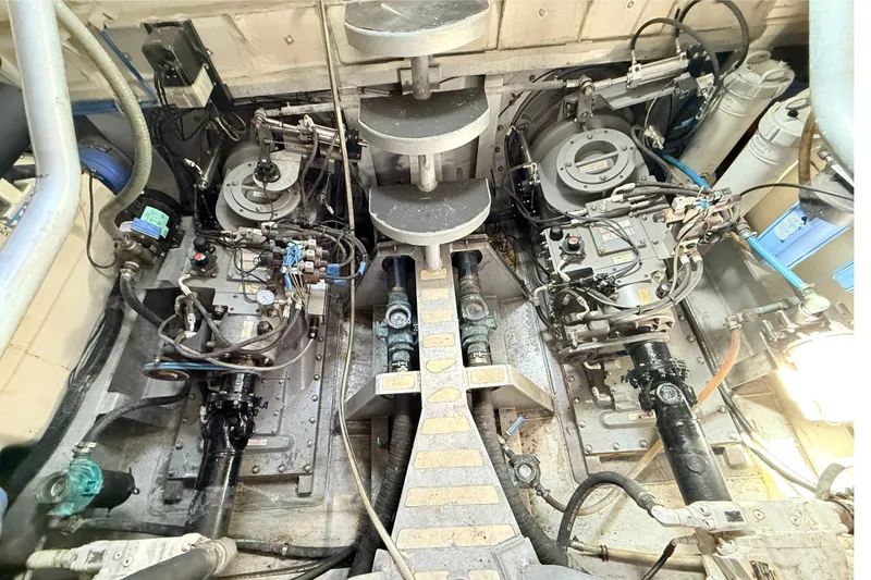 Slide: The Image of Engine room of 2013 Silver Ships Inc Barrows 60, showcasing mechanical components and systems. - 43