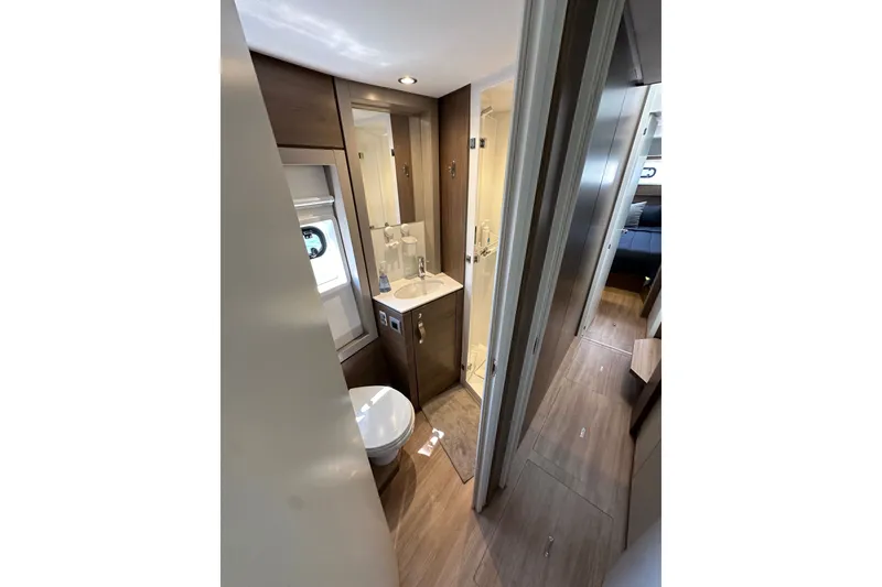 Slide: The Image of Modern bathroom interior in 2023 Bali 4.4 model, featuring sleek design and compact layout. - 93