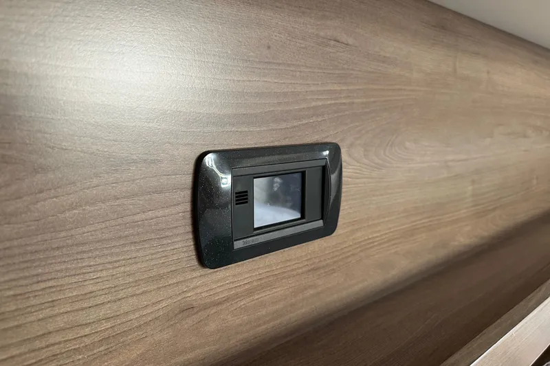 Slide: The Image of Control panel on wood interior of 2023 Bali 4.4 yacht. - 73