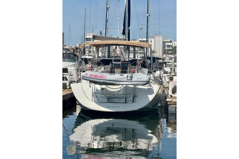 Slide: The Image of 2007 Jeanneau Sun Odyssey 42 DS yacht docked in marina, Malibu, CA. - 21