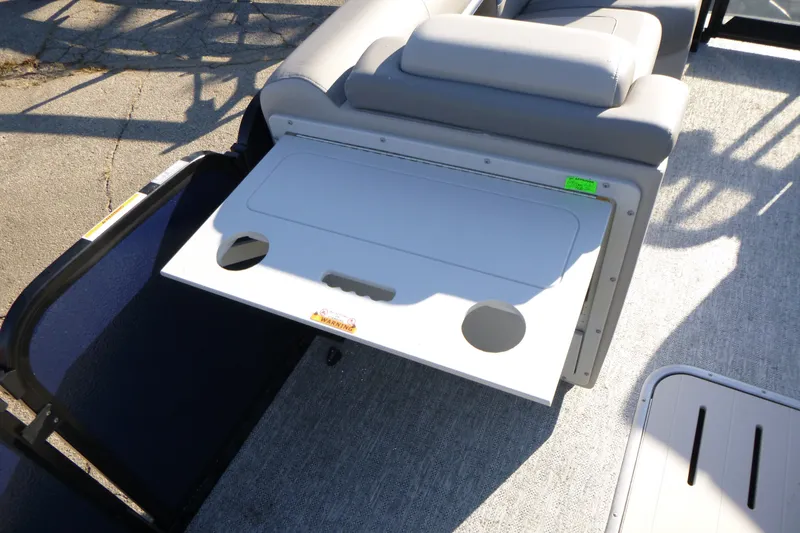 Slide: The Image of Premier 210 Sunsation RL - CL 2027 boat seat with foldable table and cup holders. - 14