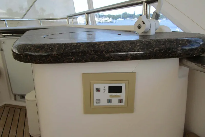 Slide: The Image of Luxury Neptunus 56 Flybridge yacht interior with granite countertop, 2006 model. - 66
