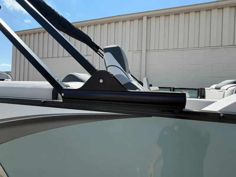 Slide: The Image of The image shows part of a boat with modern seating and a sunshade. - 6