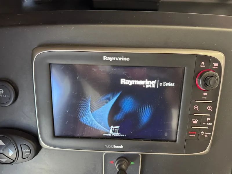 Slide: The Image of Raymarine navigation system on a 2017 Jeanneau NC 11 boat. - 46