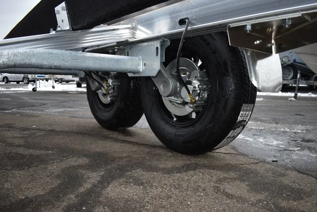 Slide: The Image of Yacht Club Trailers 29-10000 Aluminum tandem axle bunk boat trailer 2026 - 7