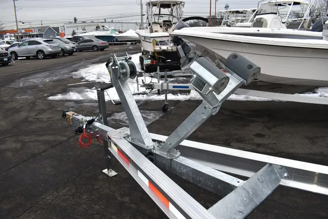 Slide: The Image of Yacht Club Trailers 29-10000 Aluminum tandem axle bunk boat trailer 2026 - 3