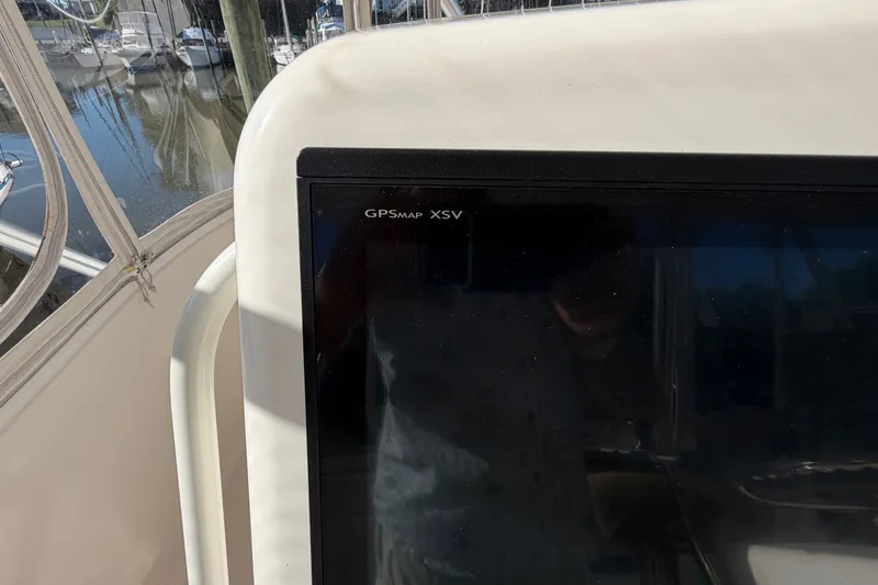 Slide: The Image of GPSMAP XSV display on 2017 Tiara Yachts 39 Convertible boat. - 46